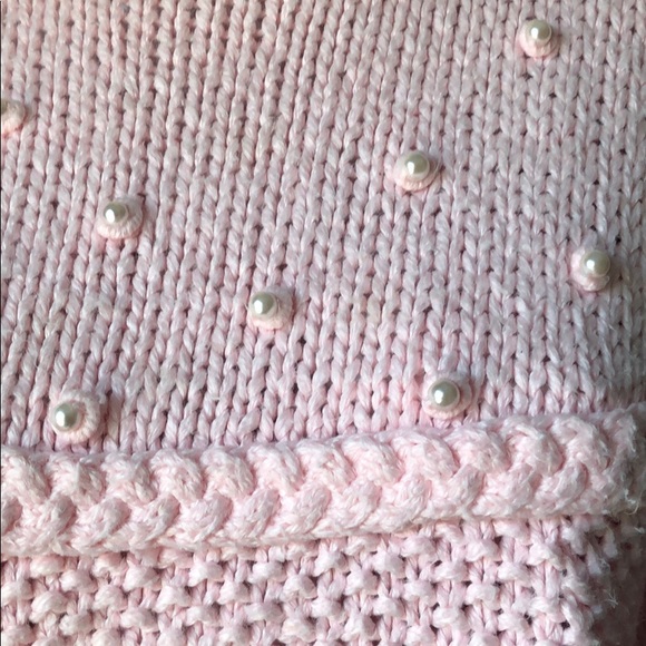 Designers Originals Pink Pearl Knit Sweater - Picture 5 of 7